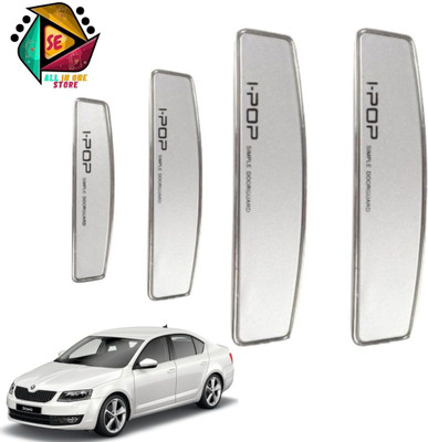 Sakshionline Plastic Car Door Guard(Silver, Pack of 4, Skoda, Octavia)