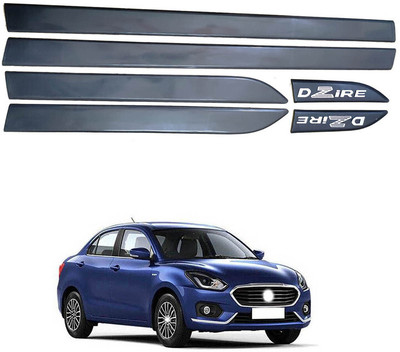 Shopone Plastic Car Door Guard(Black, Pack of 4, Maruti, Swift Dzire)