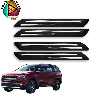 Sakshionline Rubber Car Bumper Guard(Black, Pack of 4, NA, NA)