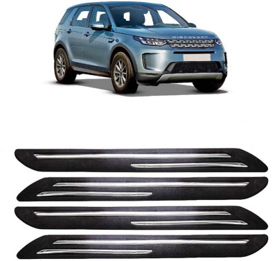 AutoTiger Stainless Steel, Plastic Car Bumper Guard(Black, Silver, Pack of 4, Land Rover, Discovery Sport)