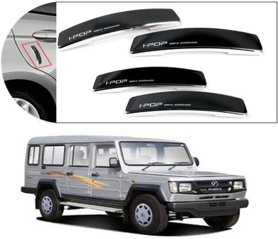 Auto E-Shopping Plastic Car Door Guard(Black, Pack of Pack of 4, Force, NA)