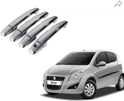 Emmet Maruti Suzuki Ritz 2009-19 door Handle cover Crome set of 4pc Maruti Car Door Handle(Pack of 4)