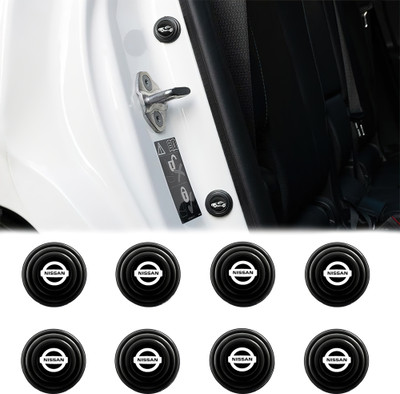 ZOTIMO 8 PCS SILICONE Car Door Side Shock Absorbing Protection Stickers,Car Gasket Car Door Panel(Black)