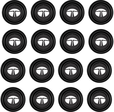 Allure Auto Set of 16 Car Door Shock Absorber, Door Edge Guard Bumper Cushion For Honda Car Door Panel(Black)
