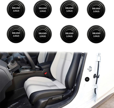 VUSTICA Car Door Shock Absorber Rubber Protector Pads, Guard Accessories, Gadgets Car Door Panel(Black)