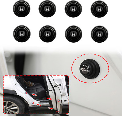 Pivdo Soundproof Car Door Shock Absorber Protector Rubber Guard Accessories HONDA Car Door Panel(Black)