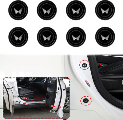 Avedia 8PCS Car Door Shock Absorber, Door Edge Guard Bumper Cushion Car Door black Car Door Panel(Black)