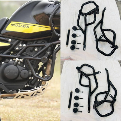 Auto MT Royal Enfield Himalayan 450 CRASHGUARD LEGGUARD WID Frame Slider Bike Crash Guard(Royal Enfield)