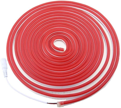 BR TrendZ 5 Meter Red Neon LED Flexible Strip Interior Exterior Car Styling EL Wire Light Car Fancy Lights(Red)