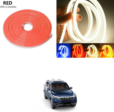 PRTEK Red Neon LED Flexible Roll Light 12V Interior Exterior for G4 Rexton Car Fancy Lights(Red)