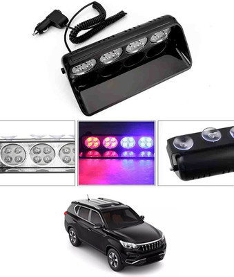MATIES 12V (16)LED Red/Blue Fancy Car Flasher Strobe Light -17 Car Fancy Lights(Blue, Purple)