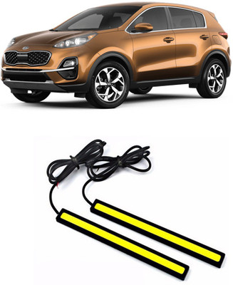 Enfield Works DRL LED LIGHT WHITE PAIR (17CM) EW-4152 Car Fancy Lights(White)