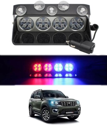 JUST MOD 16 LED Police Light Red & Blue Strobe Flasher Emergency Light for All Cars Car Fancy Lights(Red, Blue)
