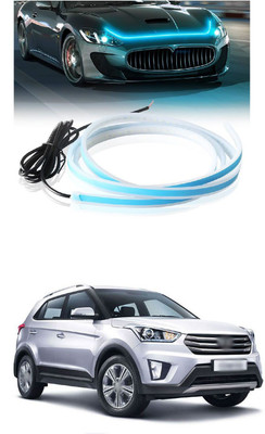 PRTEK Hood Flexible Headlight Waterproof Daytime Running Light Strip 271 Car Fancy Lights(Blue)
