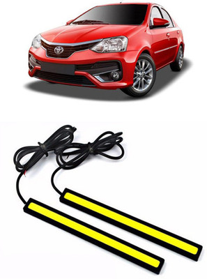 Enfield Works DRL LED LIGHT WHITE PAIR (17CM) EW-1624 Car Fancy Lights(White)