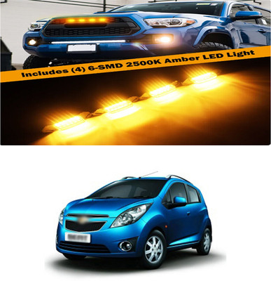 PRTEK Front Grille Running Light Car Fancy Lights FORHondaCity Car Fancy Lights(Black)