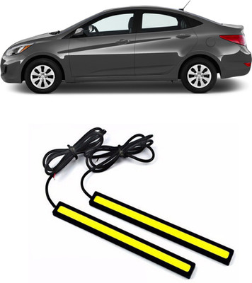 Enfield Works DRL LED LIGHT WHITE PAIR (17CM) EW-2500 Car Fancy Lights(White)