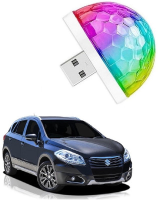 SPREADX Car USB Disco Magic LED Interior Flash Light for Maruti Suzuki Nexa S-Cross T-1 Car Fancy Lights(Multicolor)