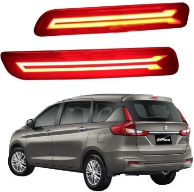 Amabu Car rear reflector bumper led brake DRL light for ertiga 2018 onward Car Fancy Lights(Red)