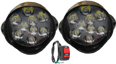 Autofasters LED Fog Lamp Unit for Yamaha, TVS Universal For Car