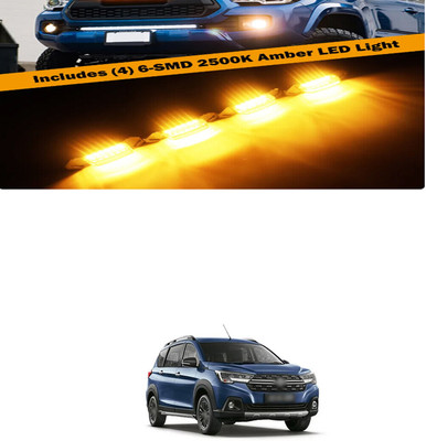 PRTEK Front Grille Running Light Car Fancy Lights FORMaruti SuzukiXL6 Car Fancy Lights(Black)