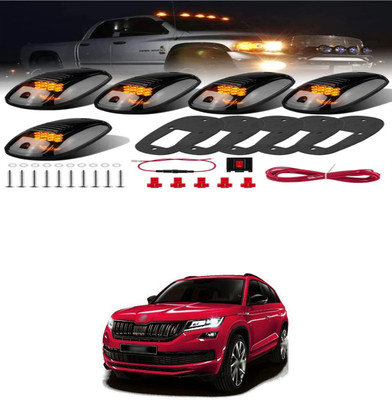 PRTEK Roof Running Top Warning Light ForKodiaq Car Fancy Lights(Yellow)