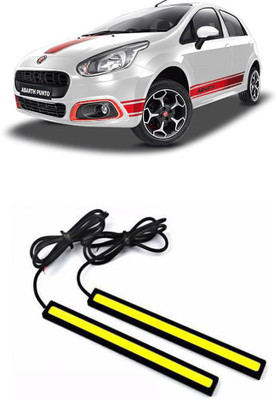 PROKONAI DRL LED LIGHT WHITE PAIR (17CM) P0104 Car Fancy Lights(White)