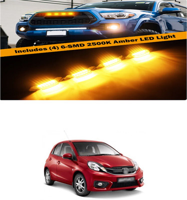 PRTEK Front Grille Running Light Car Fancy Lights FORJeepCompass Car Fancy Lights(Black)