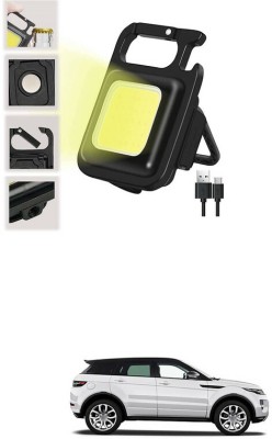 LOVMOTO Small LED Flashlight COB Rechargeable Keychain Q63 1 hrs Lantern Emergency Light(White)