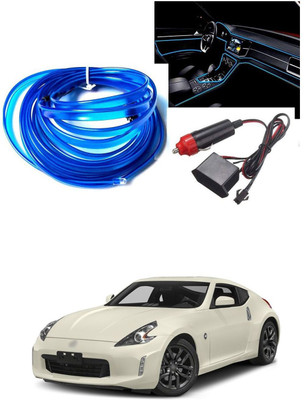 PRTEK El Wire Rope for Automotive Car Interior Panel Gap Decorative 92 Car Fancy Lights(Blue)
