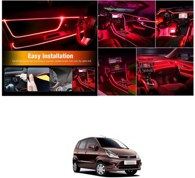 PECUNIA LED EL Wire Neon Cool Light Lamp Kit String Strip Interior Trim Dash 406 Headlight Car, Motorbike LED for Maruti Suzuki (12 V, 12 W)(Universal For Car, Pack of 1)