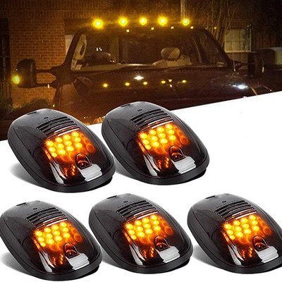 ASRYD Amber Roof Running Top Warning Light For Thar & Cars 5Pcs Set Car Fancy Lights(Yellow)
