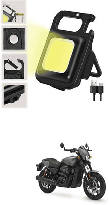 LOVMOTO Small LED Flashlight COB Rechargeable Keychain Q363 1 hrs Lantern Emergency Light(White)