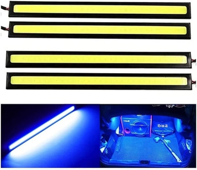 JSCoritan pairs of waterproof. Led Day Time running lights Car Fancy Lights(Blue)