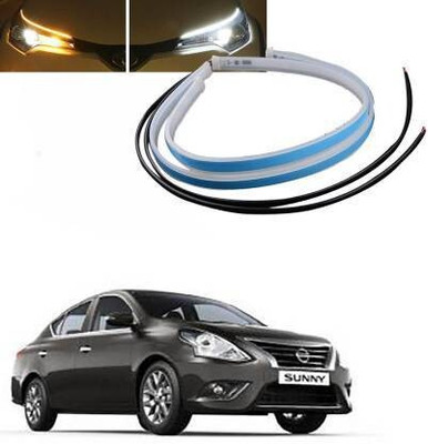 CCE Flexible White DRL Light For Cars & Bikes (Set of 2)_002 Car Fancy Lights Car Fancy Lights(White, Yellow)