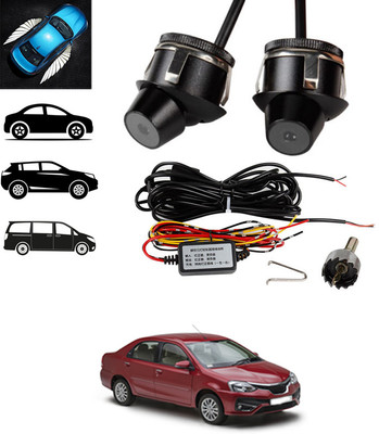 ABJD 2Pcs Unique/Bright Side Mirror Wing Light Easy To Install Universal-099 Fog Lamp Car LED for Toyota (12 V, 55 W)(Etios, Pack of 2)