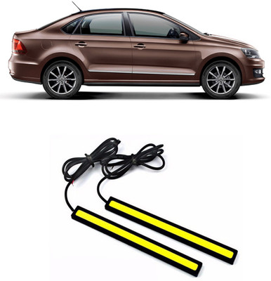 Enfield Works DRL LED LIGHT WHITE PAIR (17CM) EW-3892 Car Fancy Lights(White)