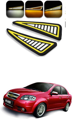 LOVMOTO Car COB LED Tail Light Flexible Strip Rear DRL Light For Ave-o Parking Light Car, Motorbike LED for Chevrolet (12 V, 12 W)(Aveo, Pack of 1)