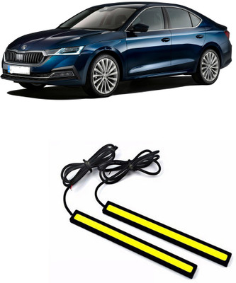 Enfield Works DRL LED LIGHT WHITE PAIR (17CM) EW-3534 Car Fancy Lights(White)