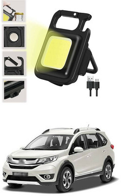 LOVMOTO Small LED Flashlight COB Rechargeable Keychain Q6 1 hrs Lantern Emergency Light(White)