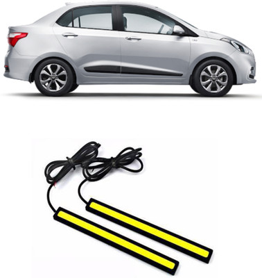 PROKONAI DRL LED LIGHT WHITE PAIR (17CM) P0210 Car Fancy Lights(White)