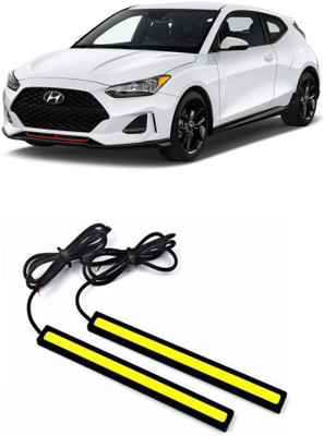 PROKONAI DRL LED LIGHT WHITE PAIR (17CM) P0205 Car Fancy Lights(White)