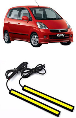 PROKONAI DRL LED LIGHT WHITE PAIR (17CM) P0356 Car Fancy Lights(White)