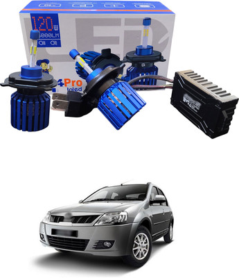 LOVMOTO Car Led Headlight Bulbs H4 120W + 120W Bright LED Headlight Conversion SG145 Car Fancy Lights(White)
