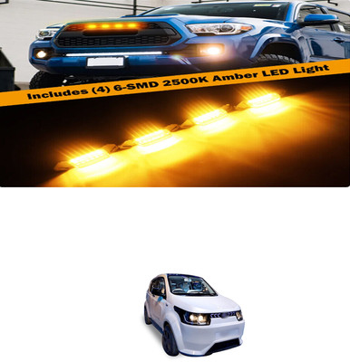 PRTEK Front Grille Running Light Car Fancy Lights FORMahindrae2o NXT Car Fancy Lights(Black)