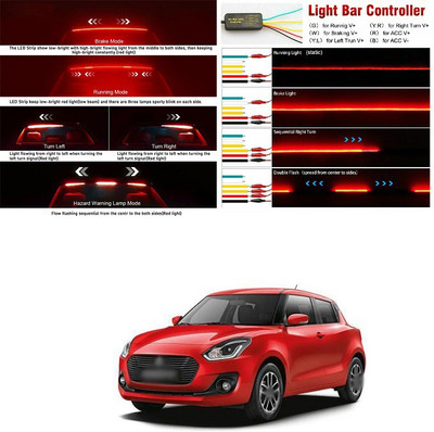 PROEDITION Brake Light Bar Sequential Turn Signals, Brake, Running a916 Headlight Car LED for Maruti Suzuki (12 V, 12 W)(Swift, Pack of 1)