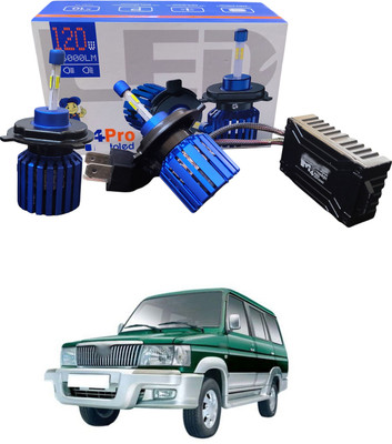 LOVMOTO Car Led Headlight Bulbs H4 120W + 120W Bright LED Headlight Conversion SG14 Car Fancy Lights(Black, Blue)