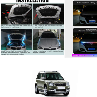 XZRTZ LED Fog Lamp Unit for Skoda Yeti