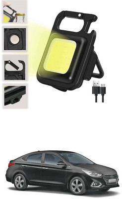 LOVMOTO Small LED Flashlight COB Rechargeable Keychain Q188 1 hrs Lantern Emergency Light(White)