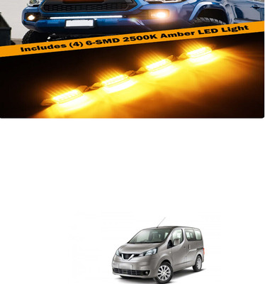 PRTEK Front Grille Running Light Car Fancy Lights FORNissanEvalia Car Fancy Lights(Black)